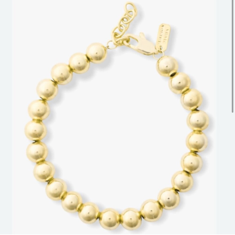 NWT Melinda Maria Gold “Life’s a Ball” Bracelet
